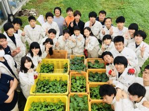 【筑波大坂戸高校の生徒さん、苗をありがとう！！】
